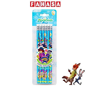 Vỉ 12 Bút Chì HB Zootopia - iiGEN YZ360036