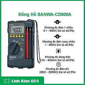 Mua Đồng Hồ Số Vạn Năng SANWA-CD800A