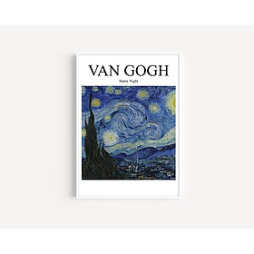 Mua bộ 6 tranh Van gogh hiện đại tranh treo tường có đinh móc tặng kèm