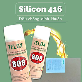 Thùng 24 bình xịt bôi trơn chống gỉ sét ổ trục công nghiệp Telox 808 450ml