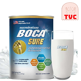 Mua   Mua 3 tặng 1  Combo 3 Hộp Sữa Non BOCA SURE hỗ trợ xương khớp 400gr tặng 1 hộp cùng loại