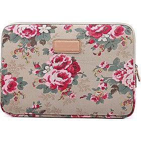 Túi chống sốc Macbook Air, Macbook Pro, Laptop họa tiết hoa hồng