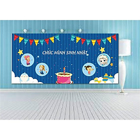 Mua Phông bạt trang trí sinh nhật cực đẹp  background trang trí sinh nhật đẹp HPBD-8