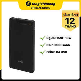 Mua Pin sạc dự phòng Polymer 10.000 mAh Type C eValu PA Croco - Hàng chính hãng