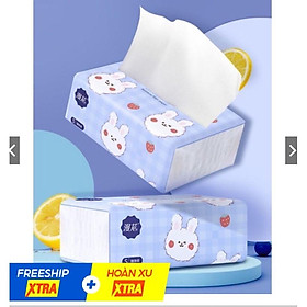 Mua GIẤY THỎ THÙNG 40 GÓI GIẤY ĂN RÚT HÌNH THỎ ( Săn hàng )