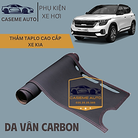 [KIA] Thảm Taplo 3 Lớp Dành Cho Các Xe Hãng KIA, Da Vân Carbon Cao Cấp - Hàng Chính Hãng - KIA K3 - 2015