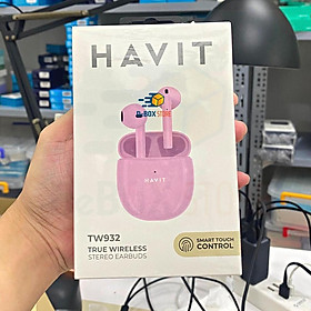 Mua Tai Nghe Không Dây TWS HAVIT TW932 Bluetooth 5.2 Âm Bass Tăng Cường  Driver 13mm - Hàng Chính Hãng