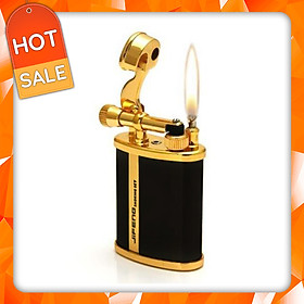 Mua Vỏ Hột Quẹt Bật Lửa Xăng Bấc Đá Jifeng JF-018B Bằng Đồng Sơn Mài Nền Đen