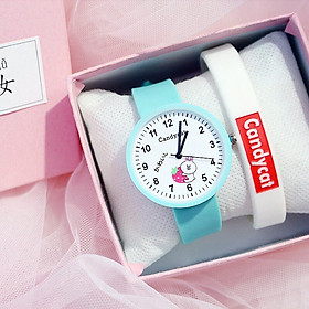 (Giá sỉ) Đồng hồ thời trang nam nữ Candycat Thỏ Cony dây silicon siêu xinh