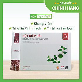 [CHÍNH HÃNG] Bột Diếp Cá Quảng Thanh 100% Nguyên Chất Sấy Lạnh - Hỗ trợ táo bón, trĩ, mát gan, giảm mụn - Hộp tiện lợi 