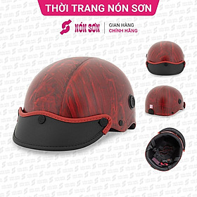 Mũ bảo hiểm lỗ thông gió phiên bản mới NÓN SƠN chính hãng SV-ĐO355