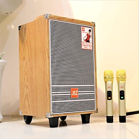 Mua Loa kéo 2.5 tấc JBZ 1003 - Loa kéo di động công suất cao lên đến 250W - Tặng kèm 2 micro không dây UHF - Thiết kế vỏ gỗ sang trọng  âm thanh cực hay - Hàng chính hãng