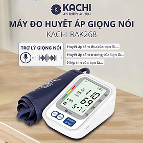 Máy đo huyết áp thông minh có giọng nói tiếng Việt  Kachi RAK268 - Hàng chính hãng