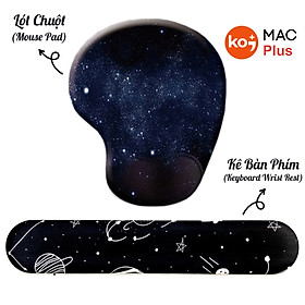Mua Bộ Lót Chuột Kê Tay Bàn Phím Có Đệm Silicon Galaxy Anime Bear ( Mousepad Cute Girl Mèo Cực Xinh Decor Giá Rẻ Học Sinh Hàng Chính Hãng )