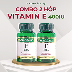 Combo 2 chai Nature's Bounty - Vitamin E 400iU - Hỗ trợ chống lão hóa da