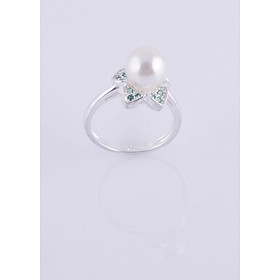 Nhẫn bạc nữ S925 Italia Bạc Xinh - Hoa Ngọc trai RR1225