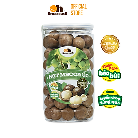 Hạt Macca Úc nứt vỏ Smile Nuts (215g - 500g) | 100% nhập khẩu từ Úc, giòn béo, thơm ngon