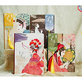 Sổ tay cao cấp hình cô gái ( 13x18cm ) - Giao mẫu ngẫu nhiên