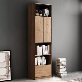 Mua Kệ Sách Cửa Mở Thông Minh Tiện Lợi  Tủ Sách Gỗ Công Nghiệp Nhiều Ngăn Cao Cấp KS-66
