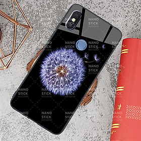 Ốp lưng xiaomi kính cường lực dành cho Redmi S2 / Mi note 9s_in hình hoa bồ công anh_Hàng chính hãng