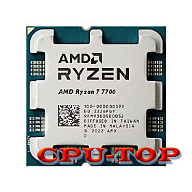 AMD Ryzen 7 7700 R7 7700 3,8 GHz 8-Core 16-sợi CPU Bộ xử lý 5NM L3 = 32M 100-000000592 AM5, không có bộ làm mát