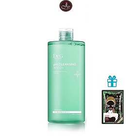 Nước Tẩy Trang Dịu Nhẹ Dr.G pH Cleansing Water 490ml + Tặng 1 Mặt Nạ Sexylook