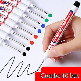 Combo 10 cái bút đánh dấu ngòi dài 20mm chuyên dụng đánh dấu vị trí mũi khoan,phụ kiện vật liệu - màu ngẫu nhiên