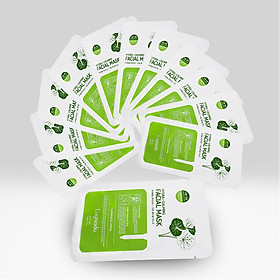 Combo 12 Mặt nạ dưỡng ẩm trắng da giúp kiềm dầu và mụn Hàn Quốc Lagivado Hydra Calming Facial Mask 23g/miếng