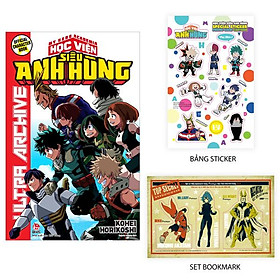 Official Character Book - My Hero Academia - Học Viện Siêu Anh Hùng - Ultra Archive - Tặng Kèm Set Bookmark PVC + Bảng Sticker