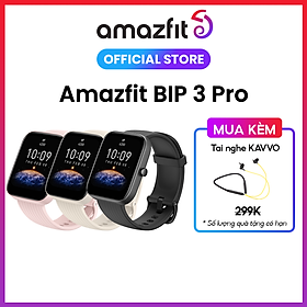Đồng hồ thông minh Amazfit Bip 3 Pro - Màn hình lớn 1