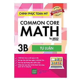 Download sách Chinh Phục Toán Mỹ - Common Core Math (Tập 3B)