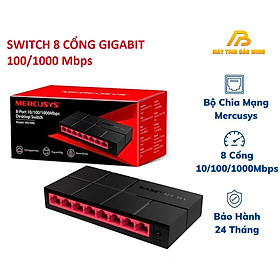 Mua Bộ Chia Mạng Mercusys MS108G 8 Cổng 10/100/1000 Mbps - Hàng Chính Hãng