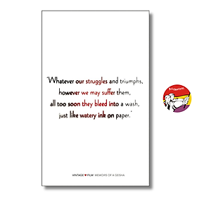 Sách - Memoirs of a Geisha by Arthur Golden | Historical Fiction / Ngoại văn Nhập khẩu