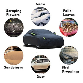 Bạt phủ ô tô BMW 4 Series chất liệu Polyester - màu đen cao cấp MACSIM màu đen