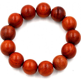 Vòng tay chuỗi hạt gỗ Tử Đàn 15 ly 13 hạt