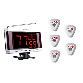 Mua Bộ chuông gọi phục vụ không dây S632 + 5 nút chuông C302 cho nhà hàng  quán ăn...
