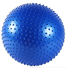 Bóng tập yoga gai 65cm Zeno - xanh + Tặng kèm bơm
