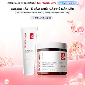 Combo Tẩy Tế Bào Chết Da Mặt 120g và Body 200g