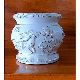 Mua Bát nhang bạch ngọc cao cấp cao 9 cm
