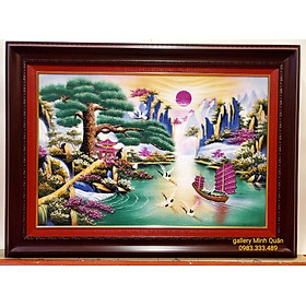 Mua TRANH ĐÁ TỰ NHIÊN - THUẬN BUỒM XUÔI GIÓ