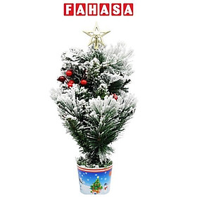 Mua Cây Thông Mini 3 Loại Lá Phủ Tuyết Trang Trí Noel 45 cm - Chaang Chiia LP-3LLD-45CM