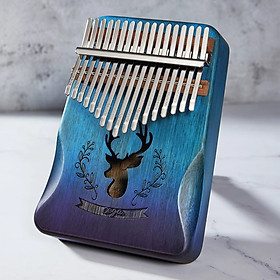 Đàn Kalimba Cega 17 phím gỗ nguyên tấm Mahogany