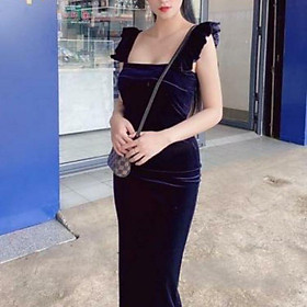 Đầm body cúp ngực tay nhúng sexy