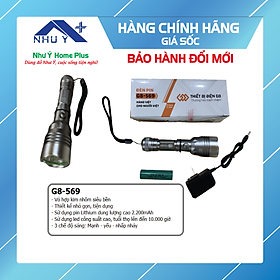 Mua Đèn pin cầm tay G8-569 hợp kim nhôm siêu sáng  siêu bền