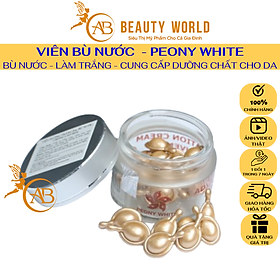 Viên Dưỡng Trắng Da PEONY WHITE 30v - Bù Nước - Chống Lão Hóa - Cân Bằng Độ pH - Cấp Ẩm - Giải Pháp Cho Làn Da Khô Ráp