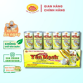 Cháo Yến Mạch Sữa 365g Không Chất Bảo Quản - Thùng 24 Lon Cháo YM Sữa 24