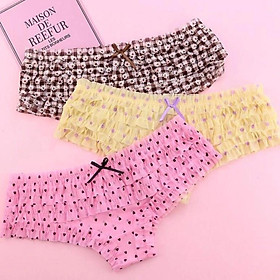 Quần Chíp Nữ Quần Lót Ren Xếp Tầng Siêu Sexy Gợi Cảm (QL26)