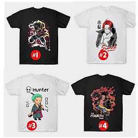 Áo One Piece - áo in hình Luffy, zoro, shanks được yêu thích, cực đẹp cực ngầu giá tận xưởng