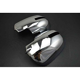 Ốp Trang Trí Gương Chiếu Hậu Mạ Crom Cho Xe Outlander 2016-2019