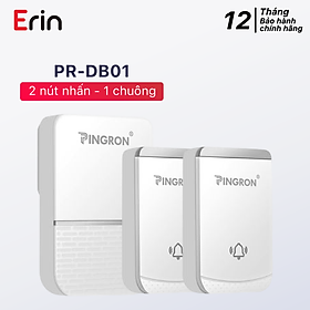 Mua Chuông cửa không dây chuông báo khách không dây PINGRON PR-DB01 - Âm thanh 85Db  điều chỉnh 4 mức âm lượng  khoảng cách 300M
